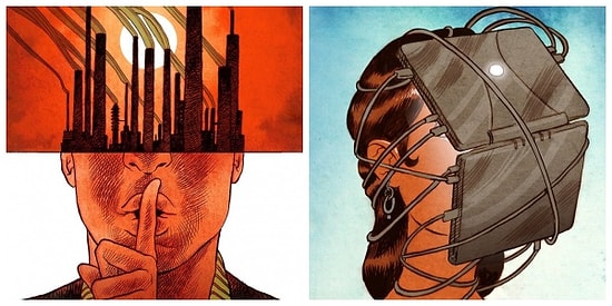 Modern Çağ Ayıplarını Gözler Önüne Serecek 18 Can Sıkıcı İllüstrasyon