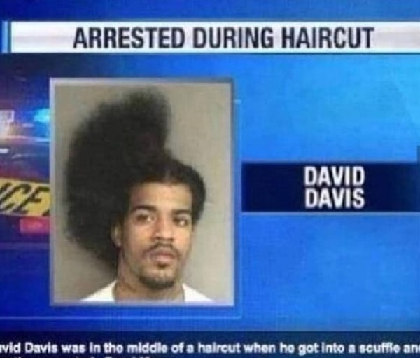 6. Они арестовали его прямо во время стрижки