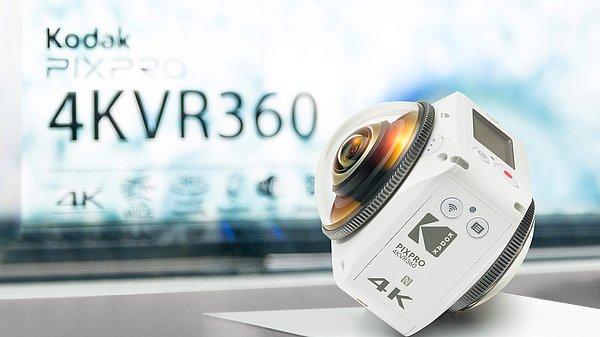Artık istediğimiz yerden çektiğimiz 360 videolarla her anımızı bir VR videoya çevirebilen yepyeni Kodak Pixpro 4KVR360 Kamera!