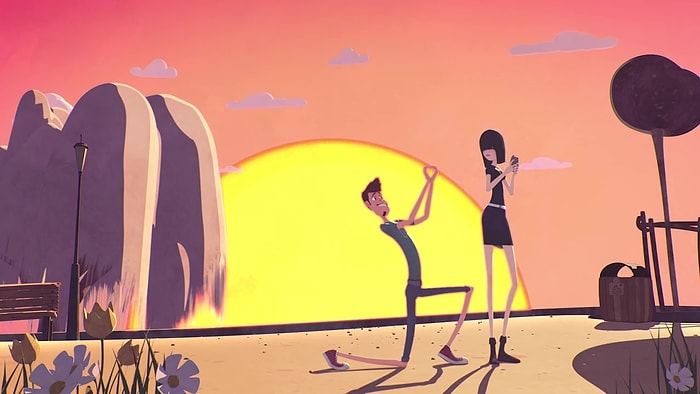 Telefonuna Bağımlı Bir Kadına Aşık Olan Erkeği Anlatan Kısa Film: Histoire 2 Couples