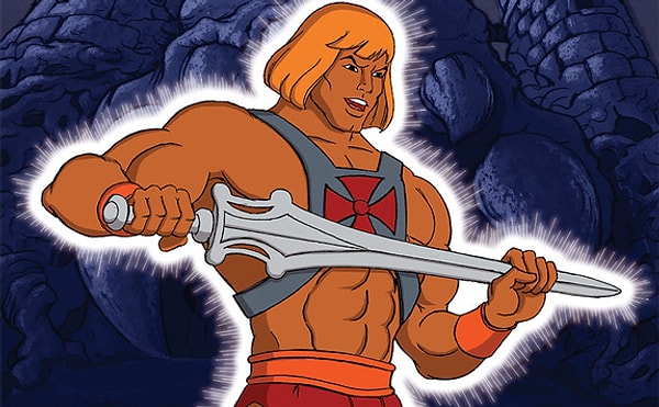 15. He-man'in gölgelerin gücü adına dediğinde dönüşmesini sağlayan kılıcı.