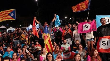 Çarpıcı Görüntüler ile Katalonya'da Bağımsızlık Referandumu: Yüzde 90 'Evet'