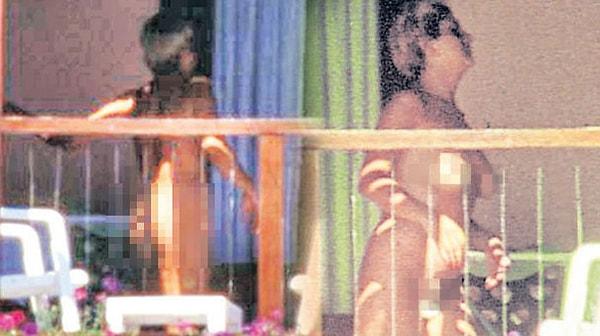 2. Sibel Can, Fethiye'de tatil yaptığı otelin balkonunda çıplak olarak fotoğraflandı.