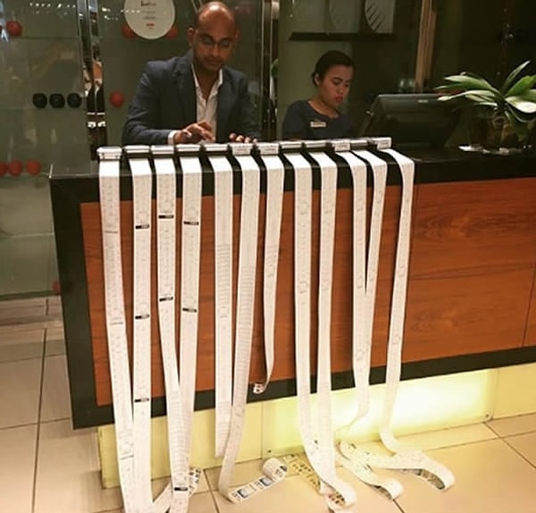 21. Вы только посмотрите, какие тут чеки!