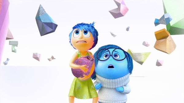 6. Где находятся Радость и Печаль, когда они становятся двумерными?