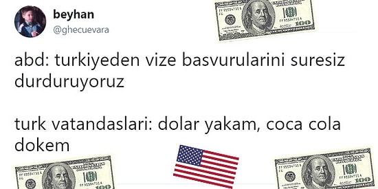 Gülmüyorum, Sinirim Bozuldu! Amerika ile Yaşanan Vize Krizine Tepkisini Mizahla Gösteren 25 Kişi