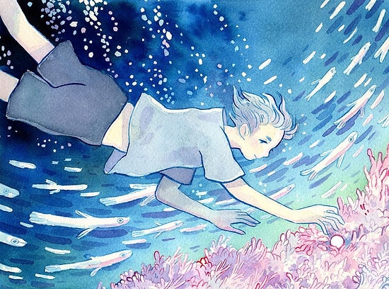 Suluboya ve Mürekkebi Kullanma Şekliyle Hayran Bırakan Sanatçıdan 8 Enfes Çalışma