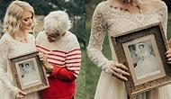Невеста удивила бабушку, надев ее свадебное платье, которому уже более полувека