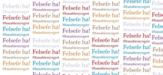 Felsefe ha! Sayfasından Düşünürler Işığında Bir Şeyler Öğreten Kısa Pasajlar