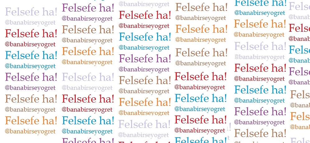 Felsefe ha! Sayfasından Düşünürler Işığında Bir Şeyler Öğreten Kısa Pasajlar