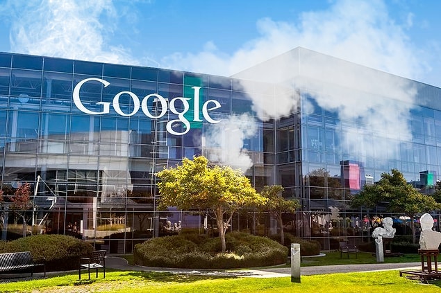 20. Veeee Google Merkez Ofisi duman altı...