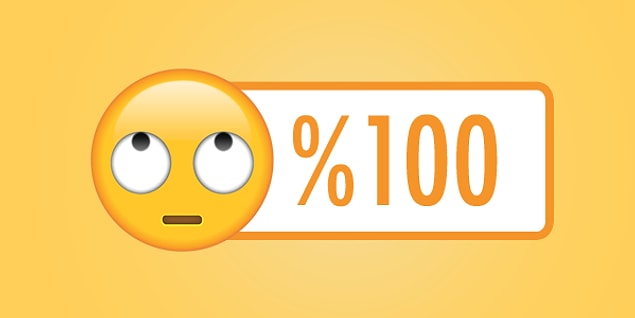 %100 tuhafsın sen %100!