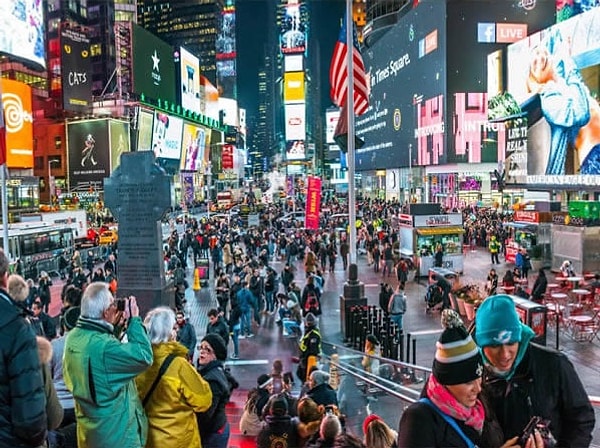 7. Таймс-сквер, Нью-Йорк, США