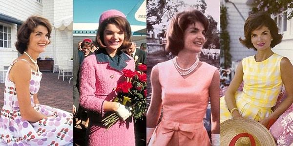 1. Gelmiş geçmiş en stil sahibi kadınlarından biri olarak Jackie Kennedy gibi zamanın ötesinde ol!