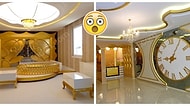Gaziantep'te Her Yerinden Varak Fışkıran Dekorasyonuyla Gözleri Kör Eden Aşırı Lüks Daire