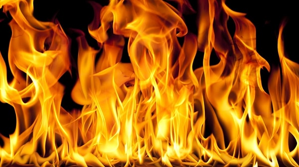 Бензин + огонь