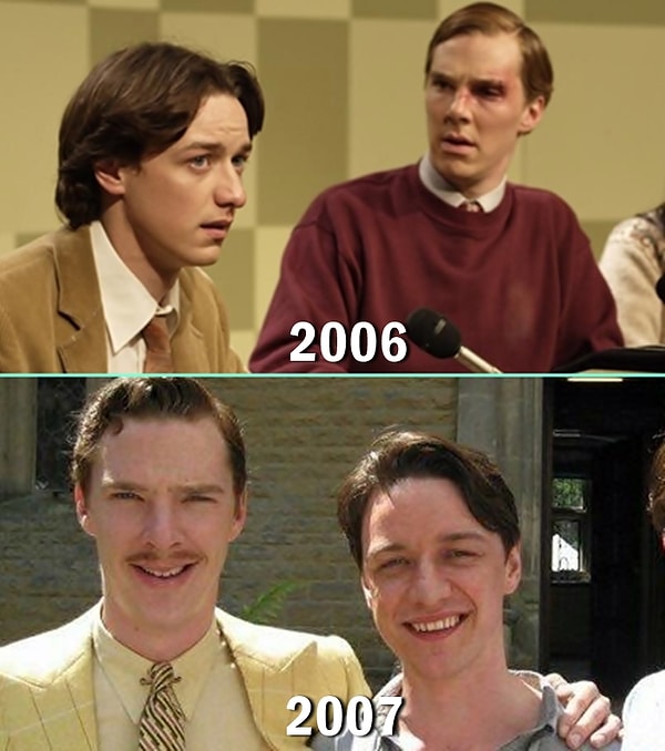 2. James McAvoy & Benedict Cumberbatch