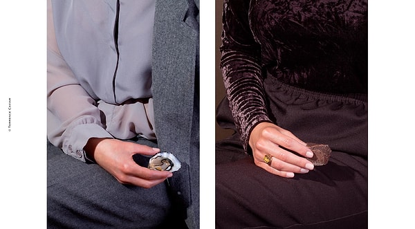 Самое главное, что одежда идеально сочетается с цветами и текстурами снэков, подталкивая к действию еды.