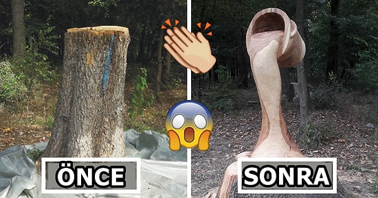 Romanyalı Bir Sanatçı Ağaçları Elektrikli Testeresiyle Heykellere Dönüştürüyor, Sonuç Göz Kamaştırıcı!