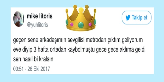 Yeni Övme Trendimiz "Kralsın" Kalıbıyla Atılmış 17 Komik Tweet