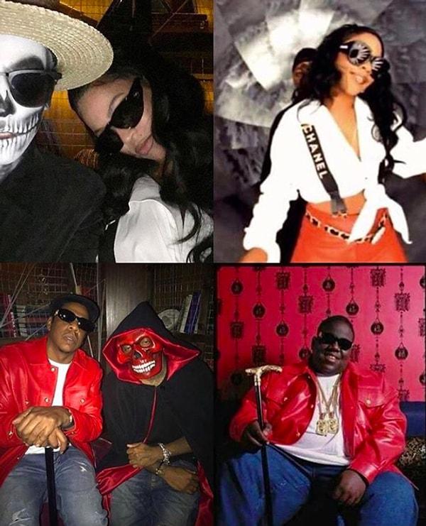 25. Jay-Z ve Beyonce'den Lil' Kim ve Notorious B.I.G. 🎃