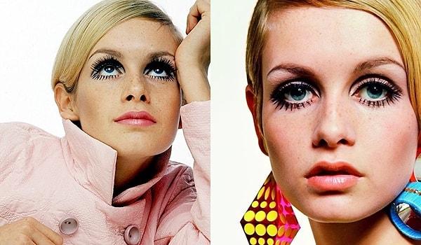 1. Öncelikle 60'lı yılların makyajlarındaki en belirgin noktanın gözler olduğunu unutmamamız gerekiyor.