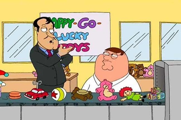 3. Питер Гриффин зарабатывает почти $200 000 в год