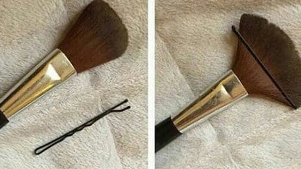 7. Если у вас нет кисти-веера, то... она вам и не нужна!