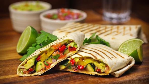 4. Шаурма с начинкой из овощей
