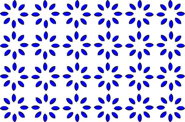 15. Синие цветочки