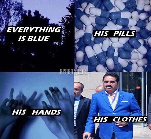 1. Her şey mavi
