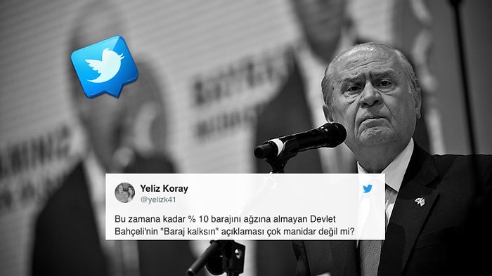 Bir Garip Telaş: Baraj Sorunumuz Yok Diyen Bahçeli'den 'Yüzde 10 Çok Ağır' Çıkışı