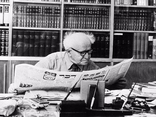 40. Ben Gurion, İsrail Başbakanı (1963)