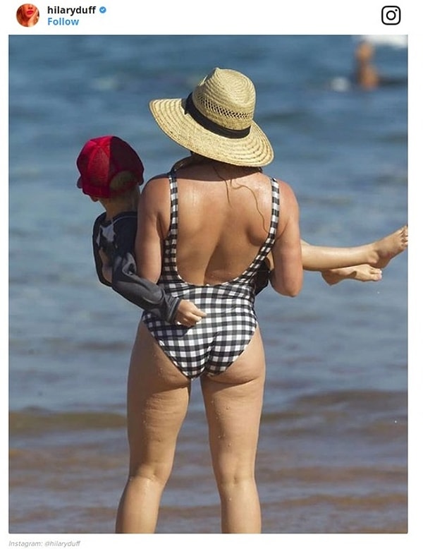 3. Хилари Дафф тоже не побоялась показать свое тело "без фильтров"