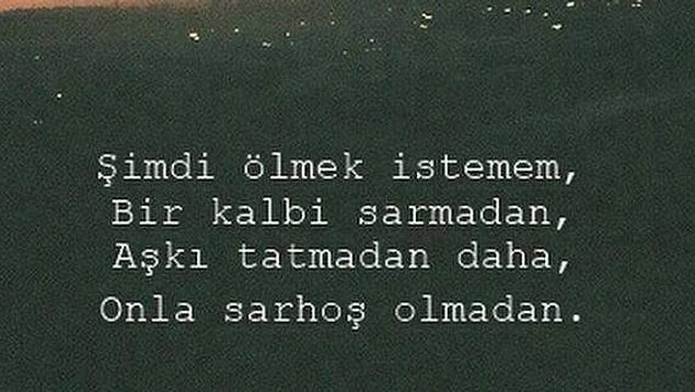 3. Aşk üzerine söylenmiş bu sözlerden hangisi sana daha yakın geliyor?