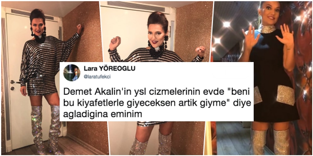 Kıroyum Ama Para Bende! Demet Akalın'ın 33 Bin Liralık Çizmesi ve Yaptığı Kombin Dillere Düştü!