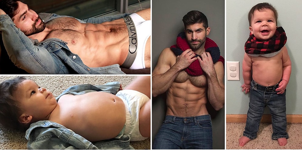 Мальчик копирует своего знаменитого дядю-модель Аристотеля Полайтса!