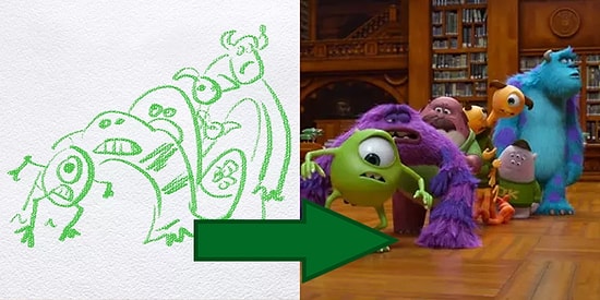 Тест: угадайте мультфильм Disney по детскому рисунку