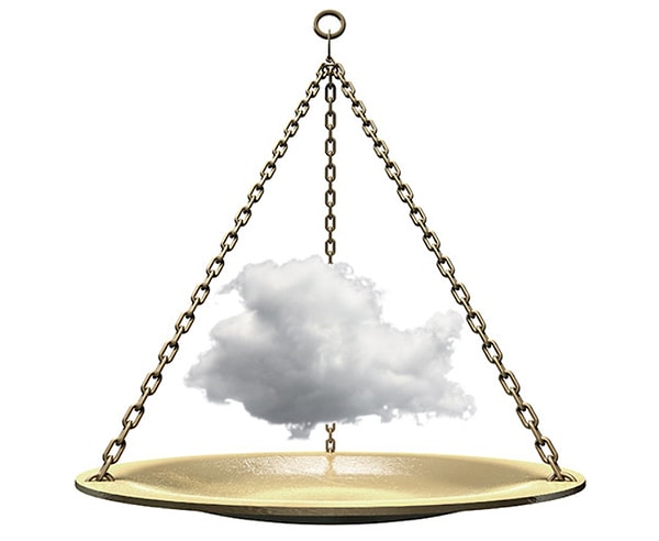 4. А сколько весит облако?