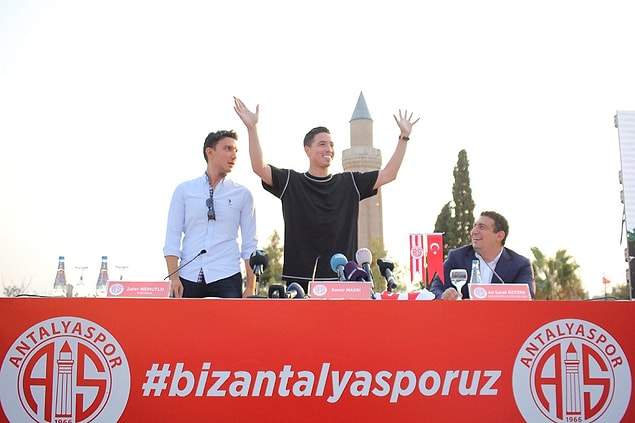 1. Samir Nasri: (Manchester City➡ Antalyaspor)