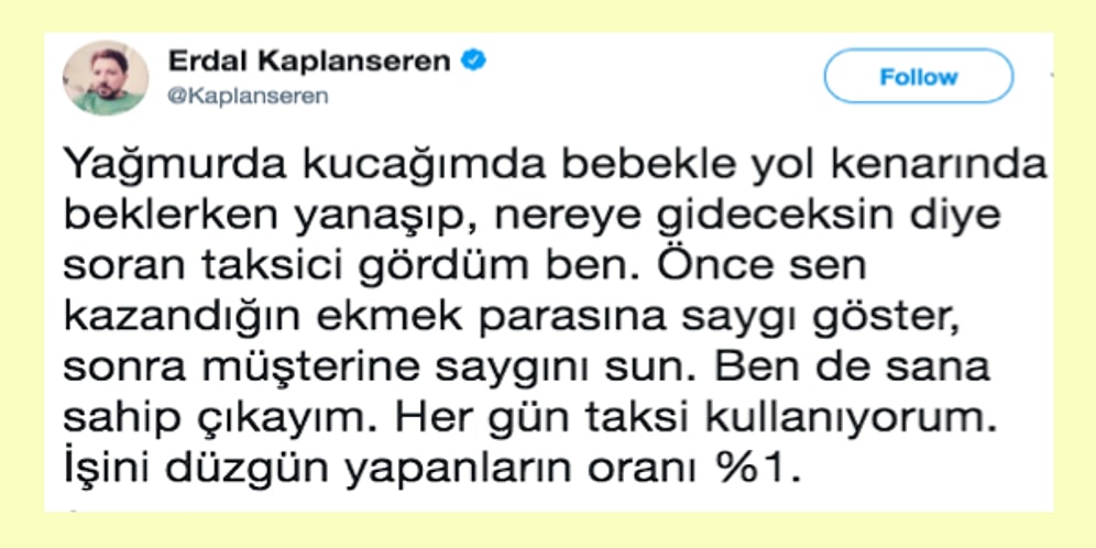Taksi Kullanırken Yaşadığı Mağduriyeti Sosyal Medyada Paylaşan Vatandaşın Haklı Şikayetleri