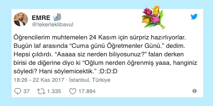 Sosyal Medyadaki Öğretmenlerden 24 Kasım'da İçinizi Isıtacak 15 Paylaşım