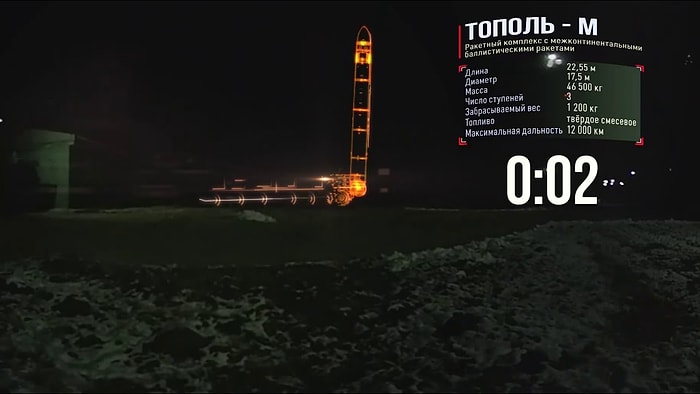 360 Derece Görüntülerle Rusya'nın Kıtalararası Nükleer Füze Denemesi