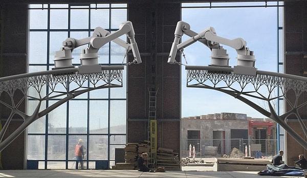 9. Köprü inşa eden robotlar