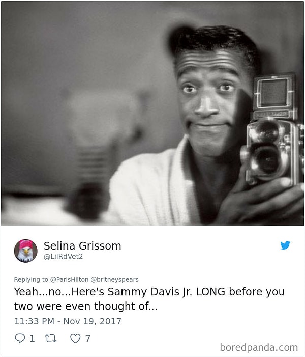 14. «Мда... вот Сэмми Дэвис-младший делает селфи еще до того, как вы появились на свет»