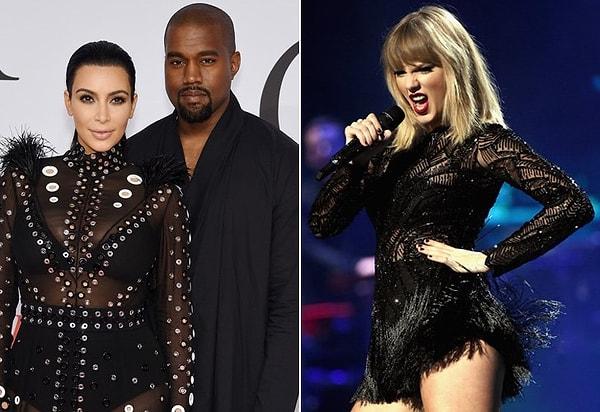 8. Ağustos: Kim Kardashian ve Kanye West vs Taylor Swift