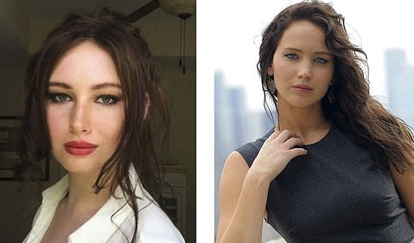 3. Алексия — слева, Дженнифер — справа.