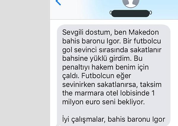 Galatasaray 9 kişi... 😀 Takım 15 dakika içinde 2 gol daha buldu ve skor 4-2! Ve şimdi de bir penaltı kazandın! Ama bir sorun var. Kayıtlı olmayan bir numaradan ilginç bir SMS...