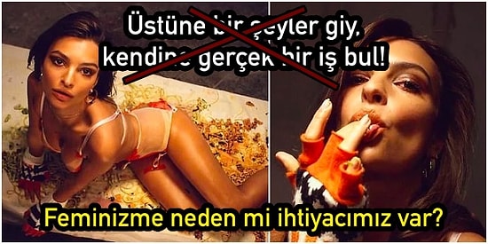 Emily Ratajkowski 'Yaşasın Feminizm' Dedi ve Marinara Soslu Spagetti Banyosu Yaptı!
