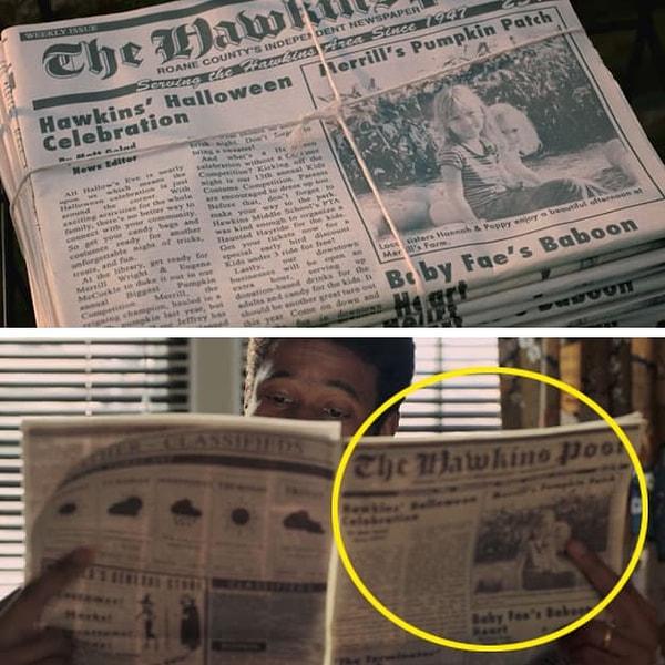 13. Ayrıca, Lucas'ın babası da aynı gazete sayısını okuyor, ancak 4 bölüm sonra; 5. bölümde.